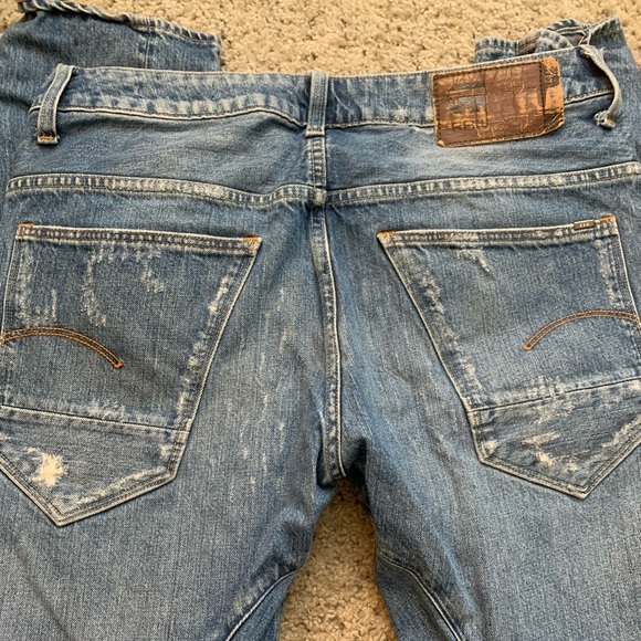 G-Star 3D Arc Ripped Jeans